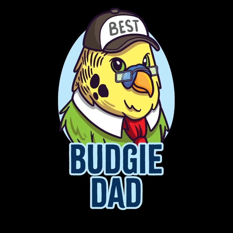 Meilleur papa perruche - Budgerigar Daddy Bird Father