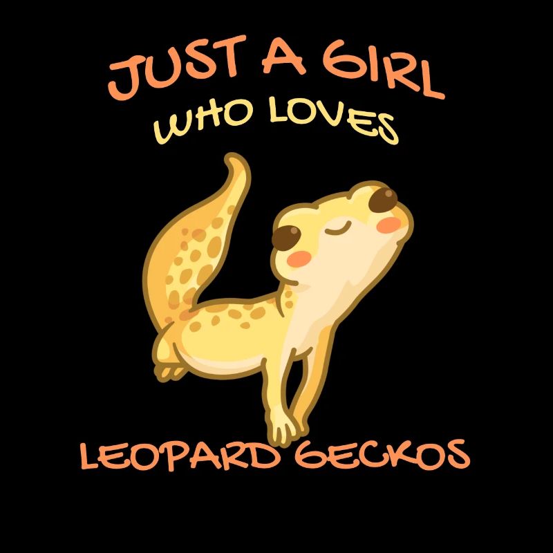 Nur Ein Mädchen, Das Leopard Gecko Gekko Lizard