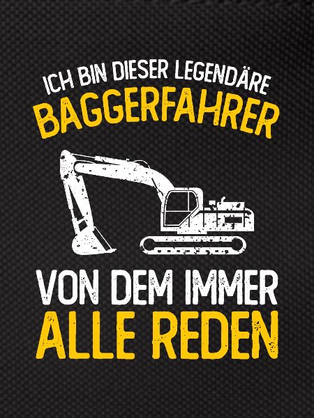 Baggerfahrer Geschenk Lustiger Spruch Bagger