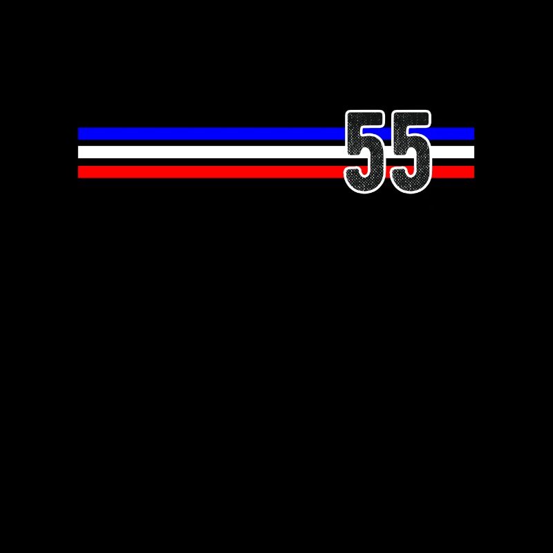 Fifty Five and Counting Tri-stripe