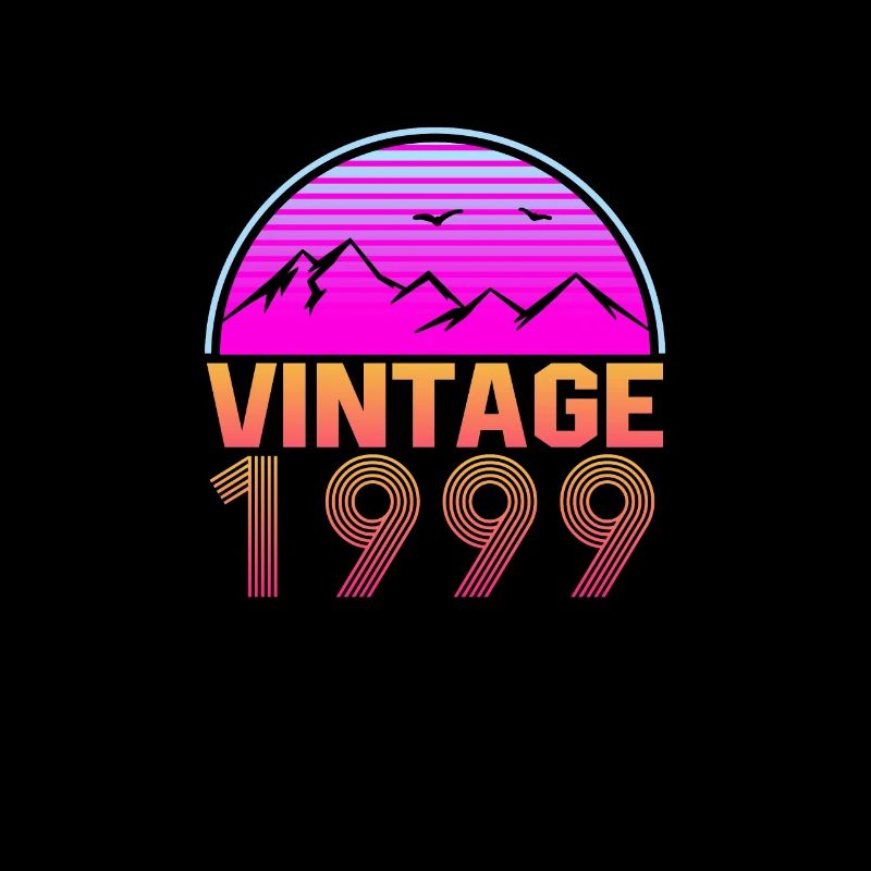 Retrowave Vintage 1999 Geburtstags Geschenkidee