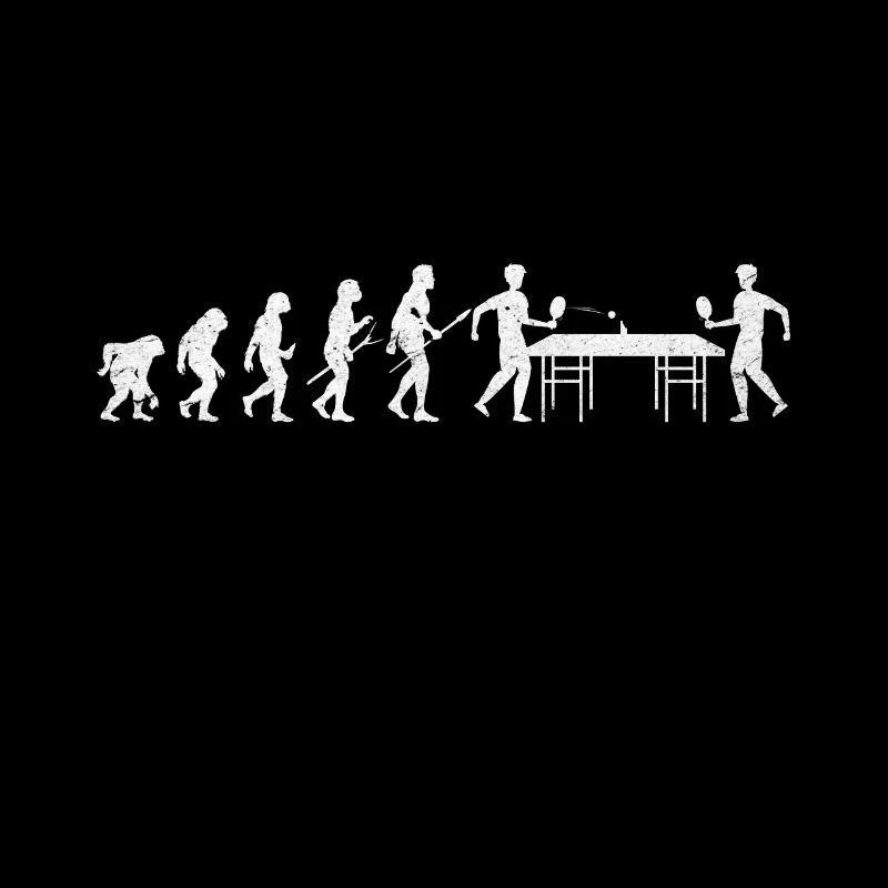 Ping Pong Evolution Tischtennis Geschenkidee
