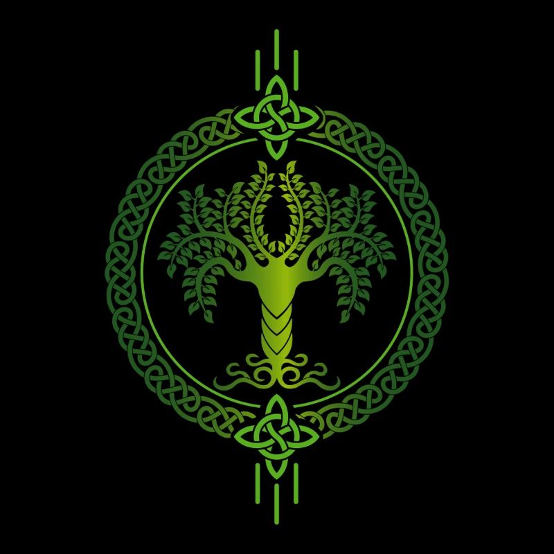Lebensbaum, Lebensbaum, Keltisches symbol, Celtic,