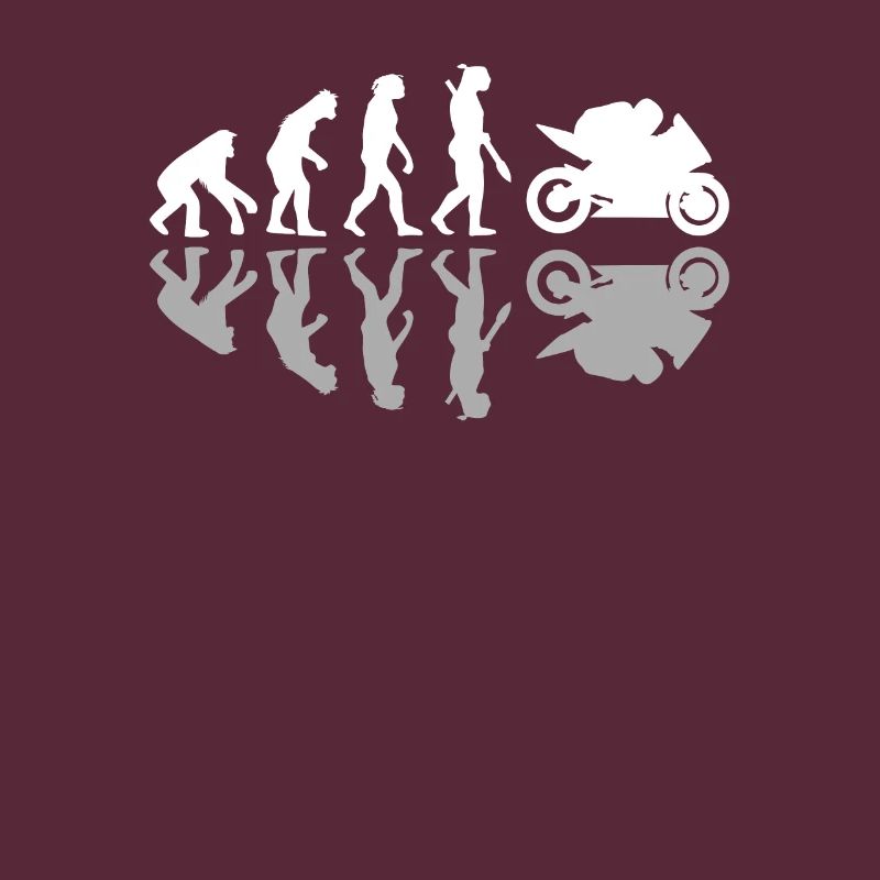 Evolution Motorrad Schatten Biker Enduro Geschenk