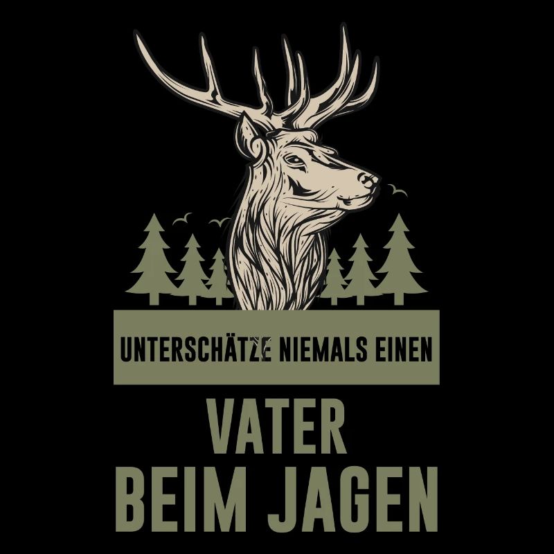Jäger Wild Jagd Hirsch Hunter Jagen Lustig Mann