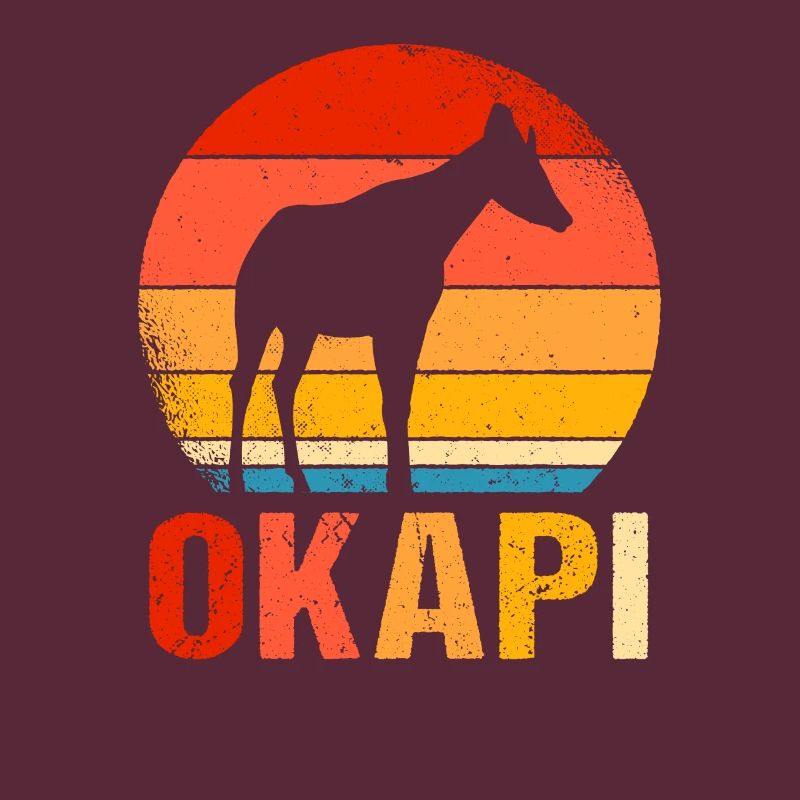 Okapi Retro Geschenk