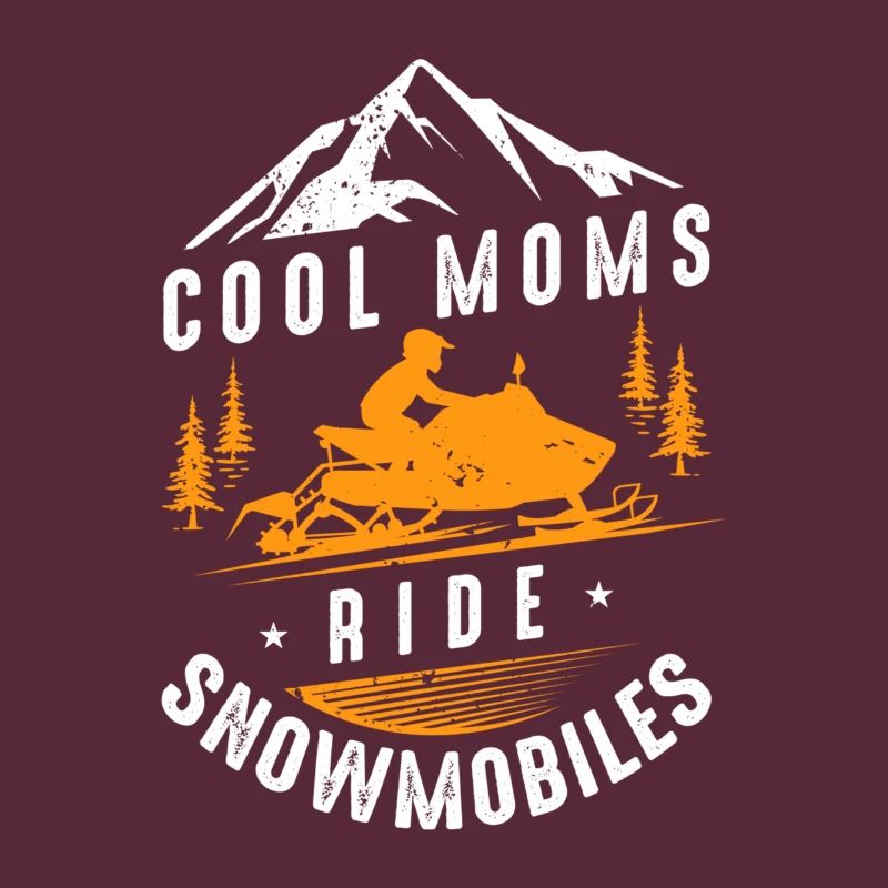 Muttertag Snowmobile Mom Mama Mutter