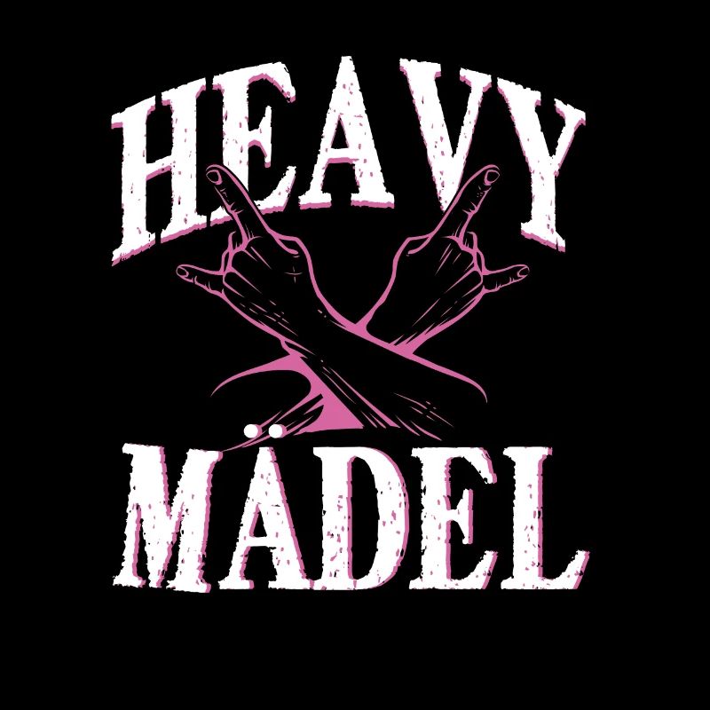 Heavy Mädel Metal Geschenk