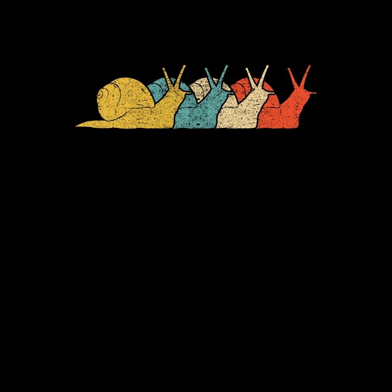 Vintage Retro Pop Art Snail