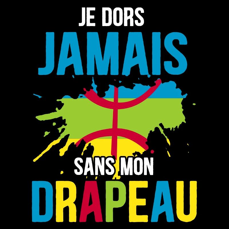 Drapeau Kabyle Berbère Amazigh Humour