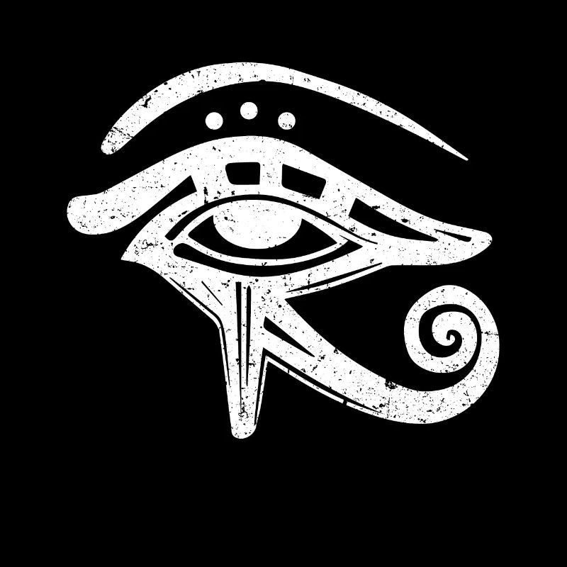 Oeil égyptien de Horus drôle Egypte Archéologue