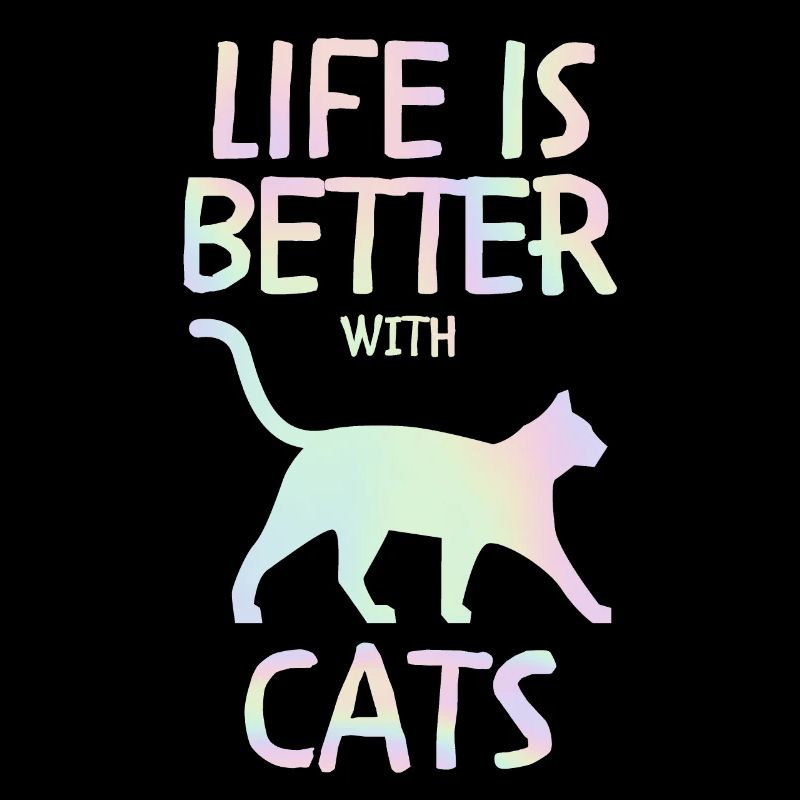 La vie est un cadeau de chat avec les chats