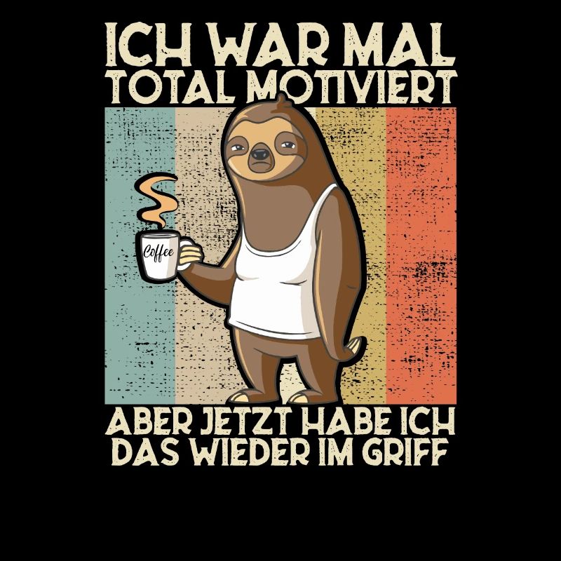 Lustiger Faultier Spruch Mitarbeiter
