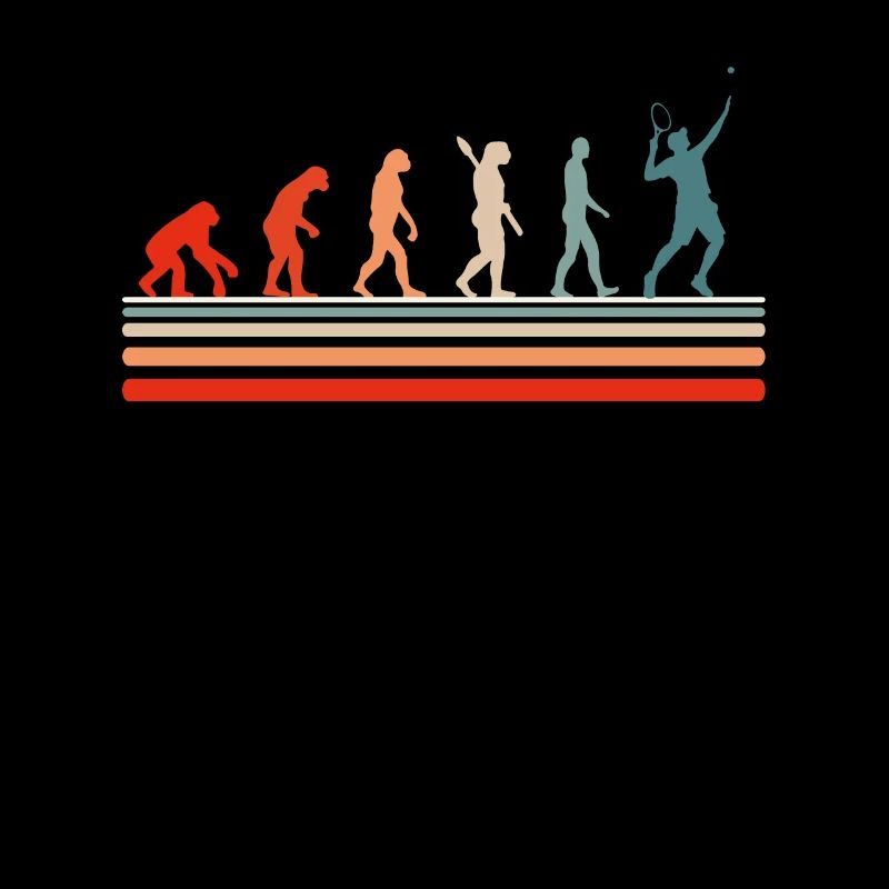 Tennis retro vintage evolution for tennis players