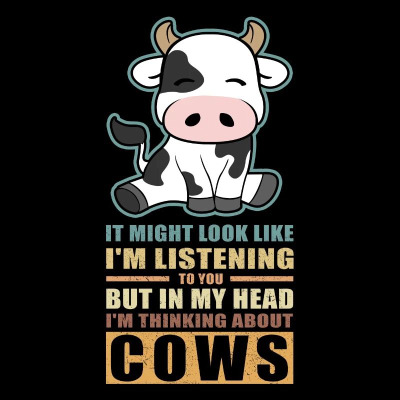 Cows cow | Cow pattern cattle cow lover gift