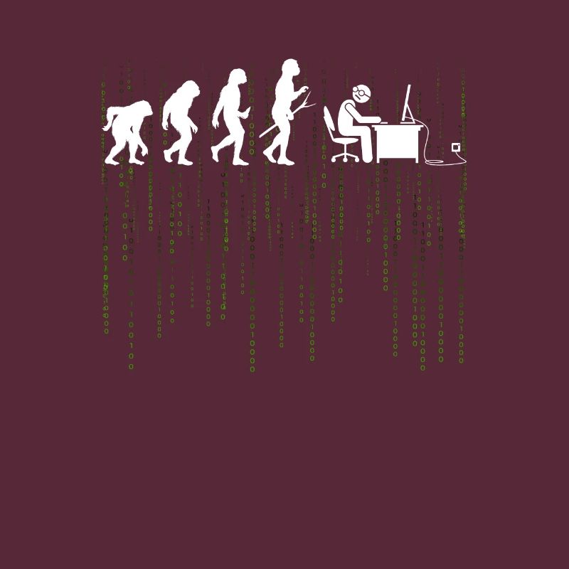 Evolution Computer Enticklung Bürarbeit Geschenk