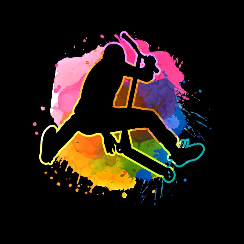 Aquarelle Cascadeur Cascadeur De Couleur Roller