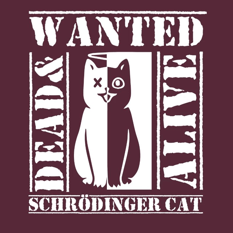 Schrödinger's Cat Nerd Geek Physicist Science