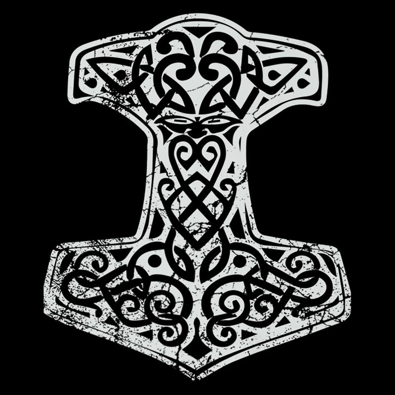Yggdrasil Weltenbaum Mjölnir Nordisch