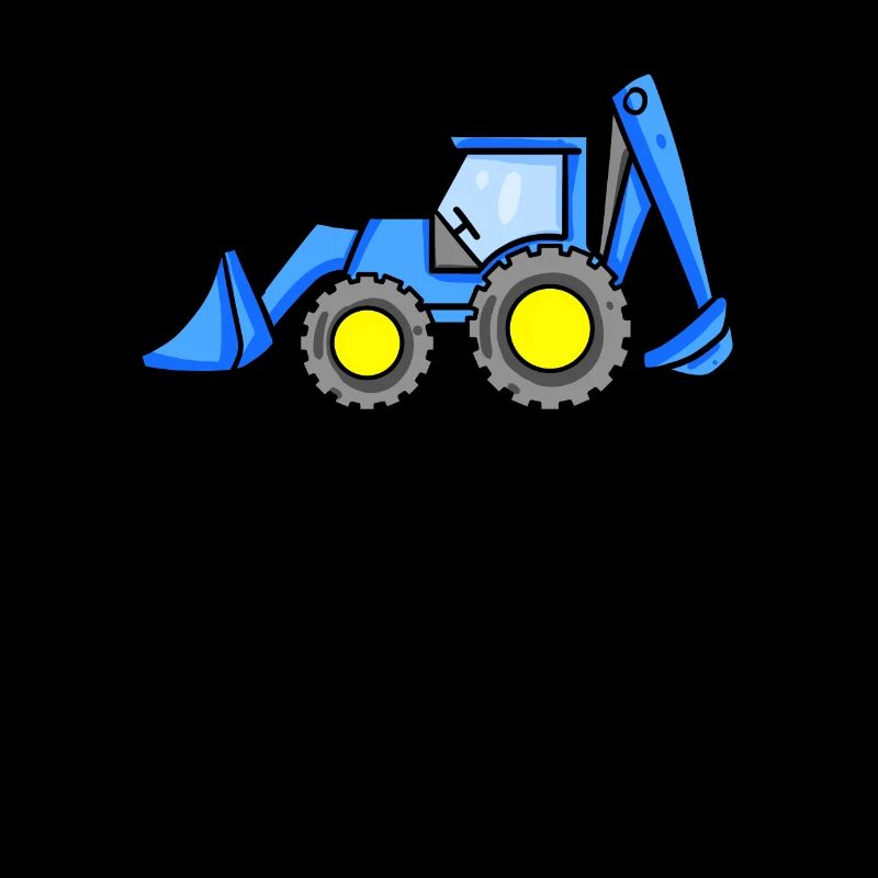 Excavator vehicle construction site