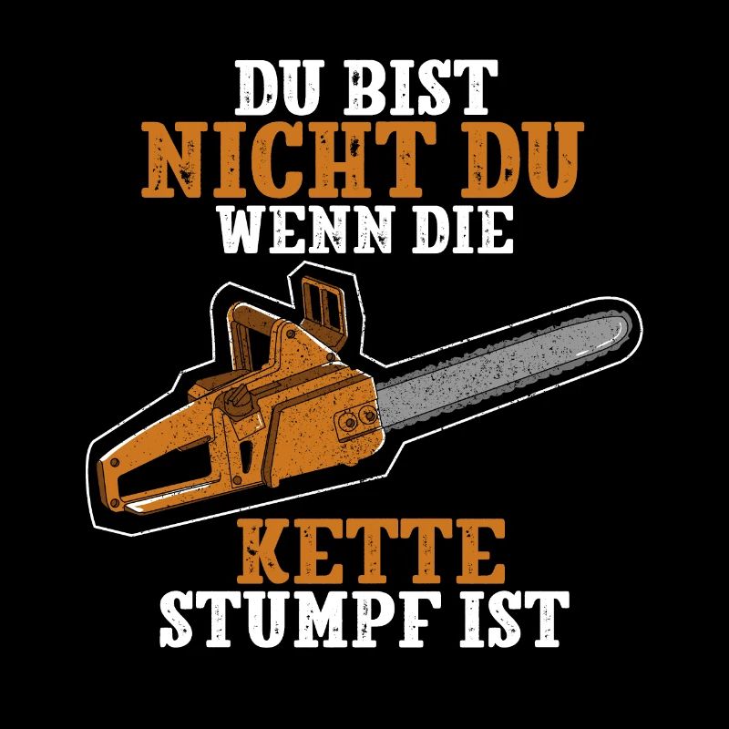 Holzfäller Kettensäge