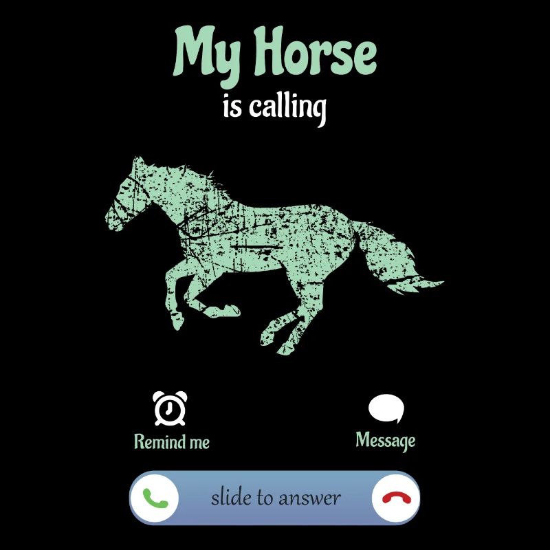 Das Pferd ruft an