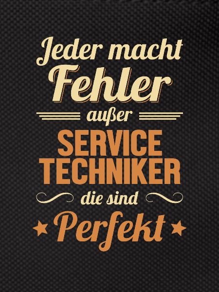 Servicetechniker sind Perfekt Techniker