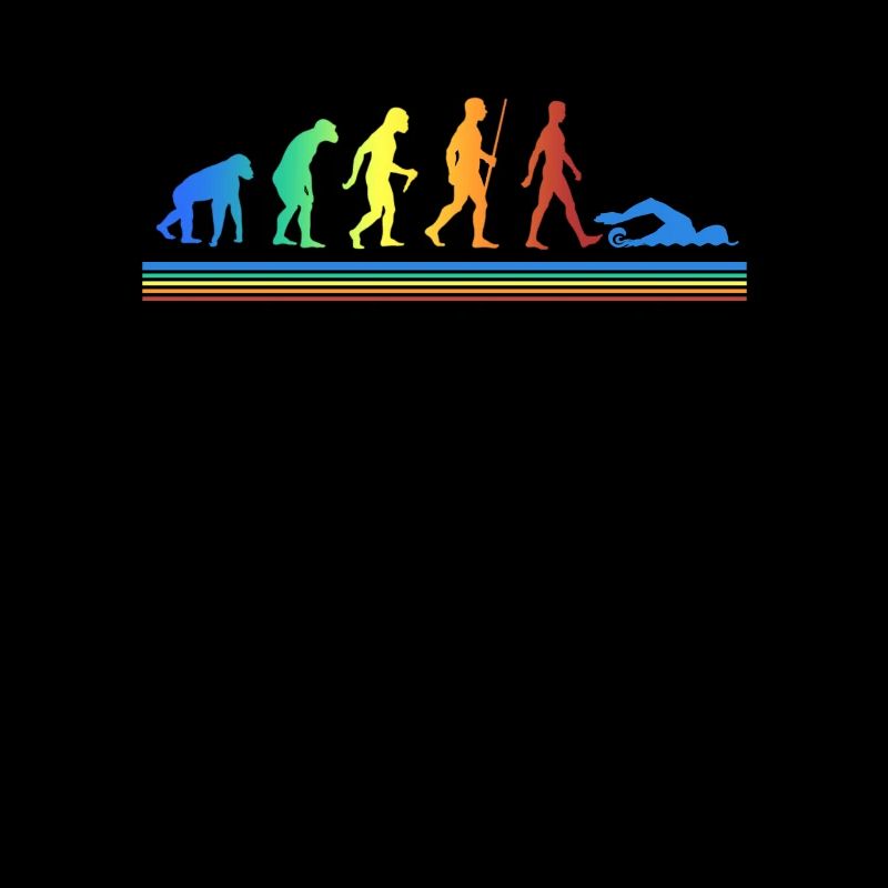 Schwimmer Evolution Freizeitsport Athleten