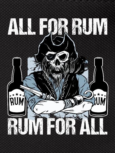 Rum pirate flag