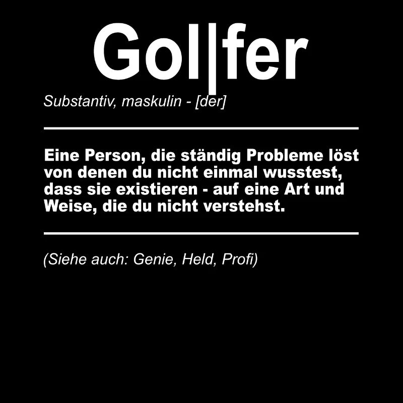 Golfer Golf Golfspieler Definition