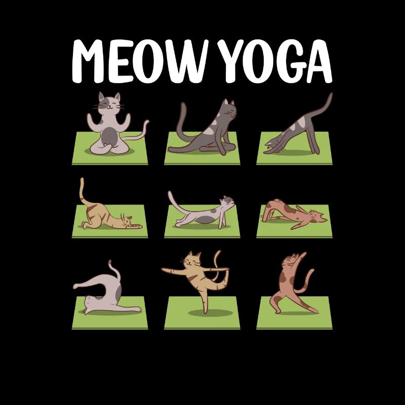 Funny Cats Yoga Postures