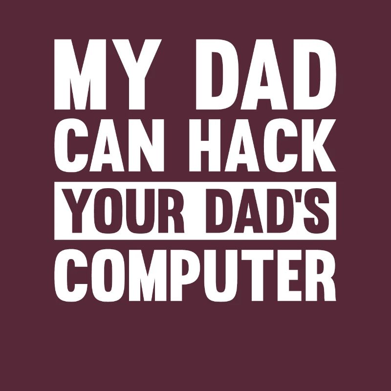 Hacker Hacking Code Computer papa saying gift