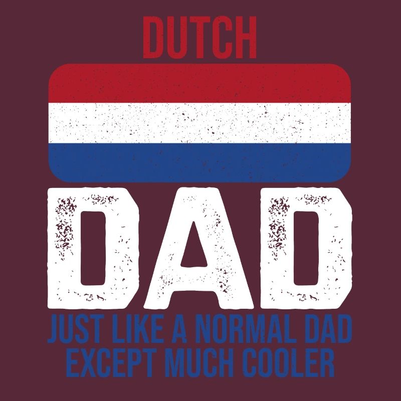 Dutch Dad Pays-Bas Conception du drapeau pour le