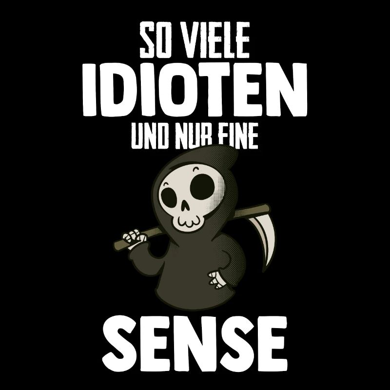 Sensenmann Lustiger Spruch