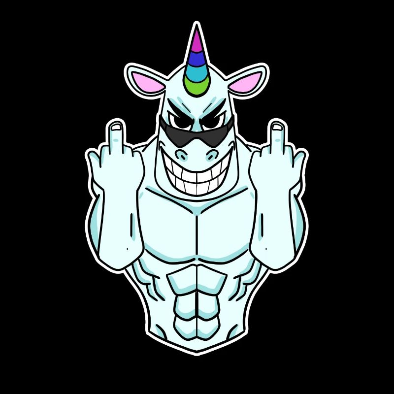 Einhorn Mittelfinger