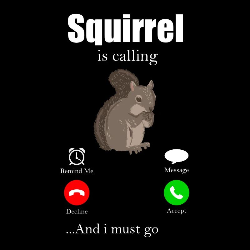 Squirrel Tshirt Chipmunk Squirrel Nut