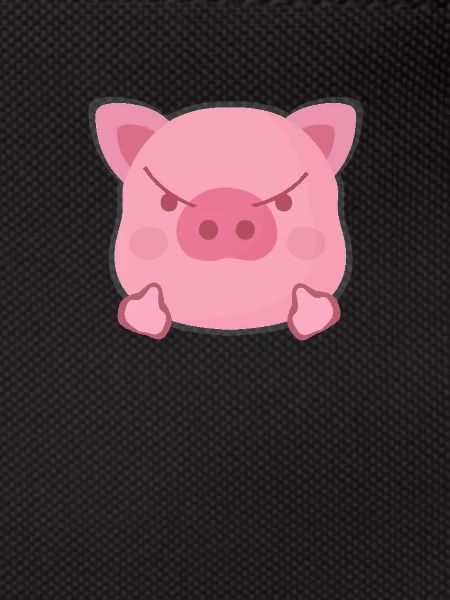Pig middle finger