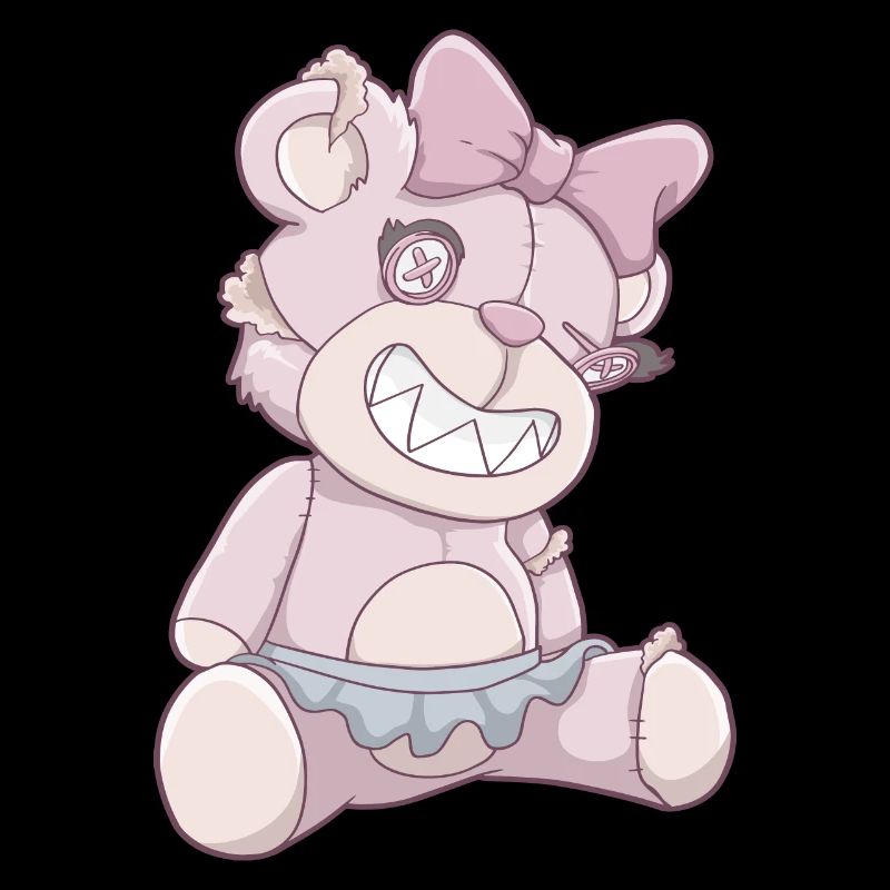 Pastell Gothic Bär