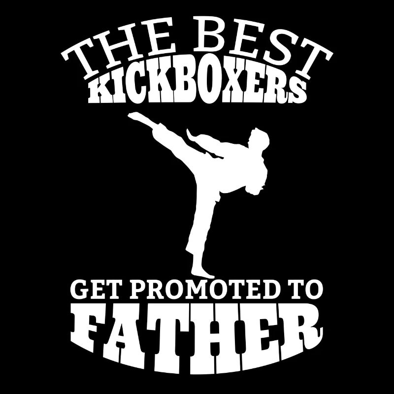 Kickboxer Papa Kickboxing Papa Boxe Papa Sort