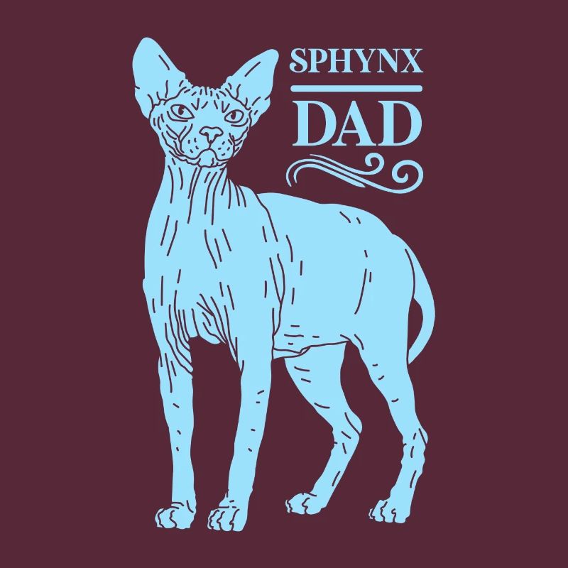 Sphynx dad Sphynx chat Sphynx sphinx chat cadeau