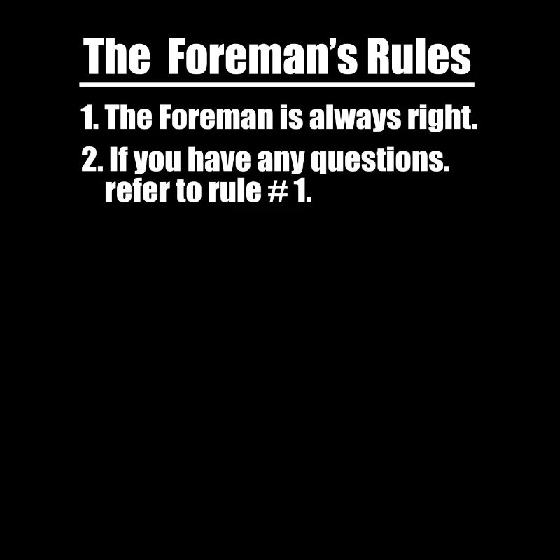 Funny Foreman Shirt
