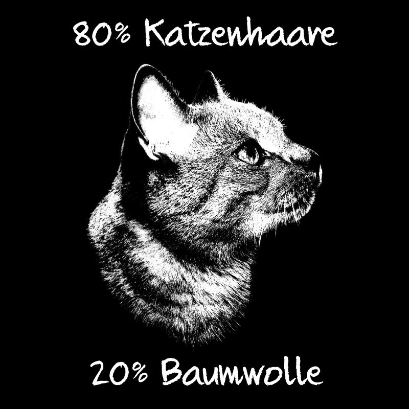 80% Katzenhaare , 20% Baumwolle süßes Katzendesign