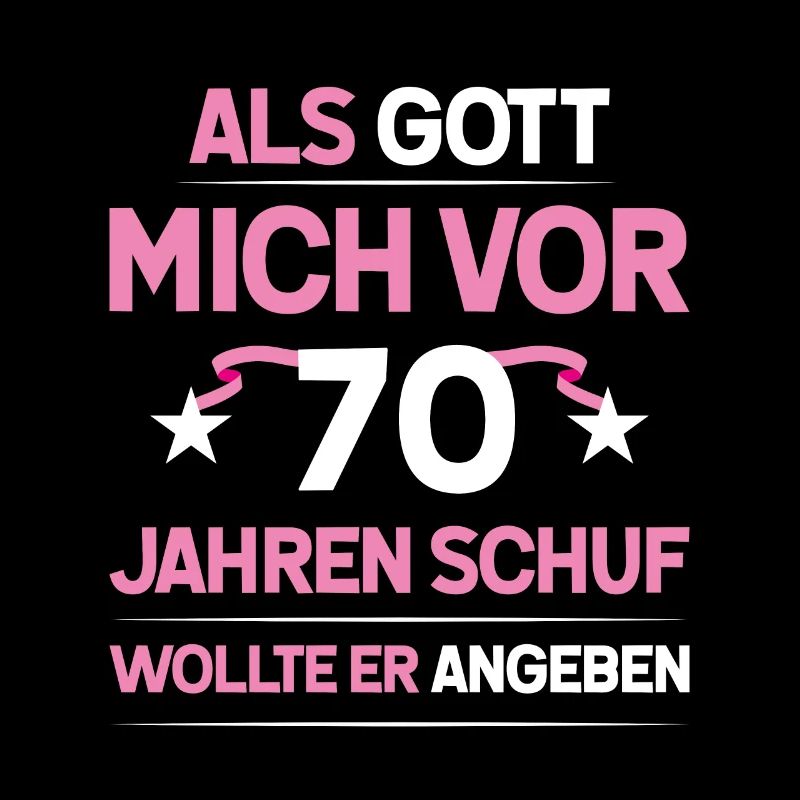 70. Geburtstag Mädchen Geschenk lustig