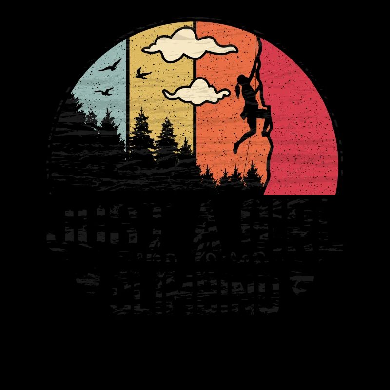 Nur ein Mädchen das klettern liebt- Kletterer Berg