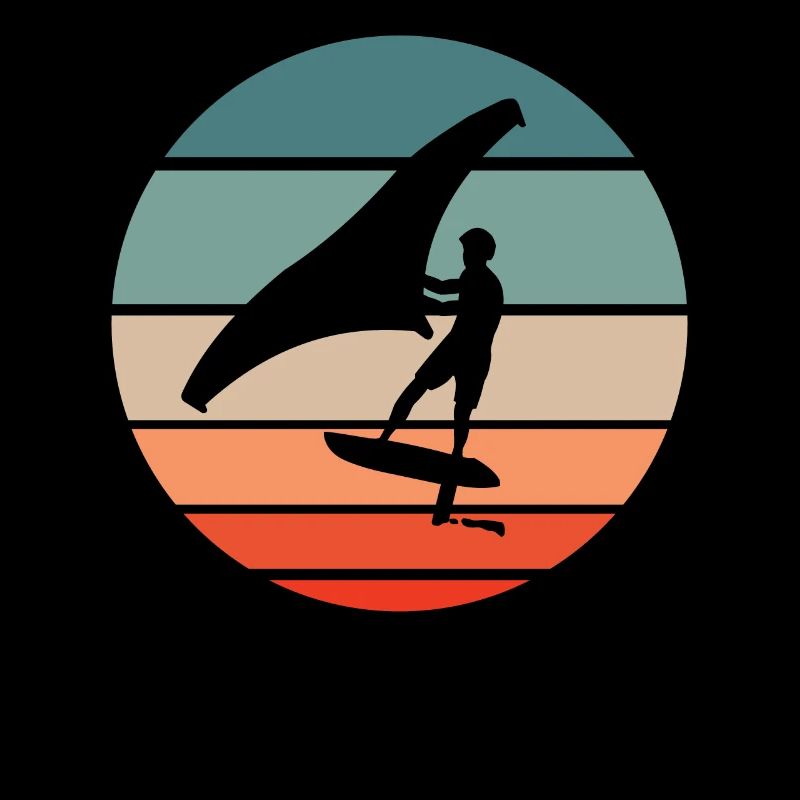 Wing Foiling Surf Surfing Surfer