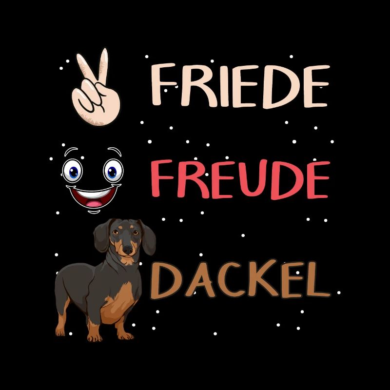 Dackel Friede Freude Dackel