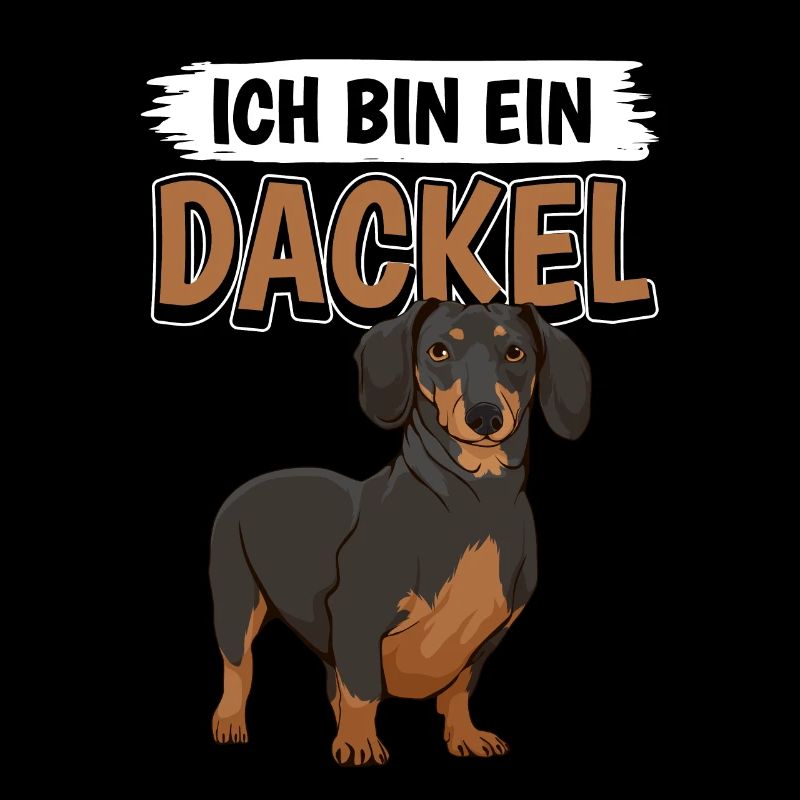 Dackel Ich bin ein Dackel
