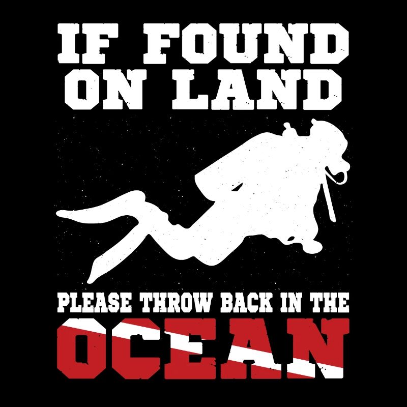 Scuba Diving Diver Dive Flag If