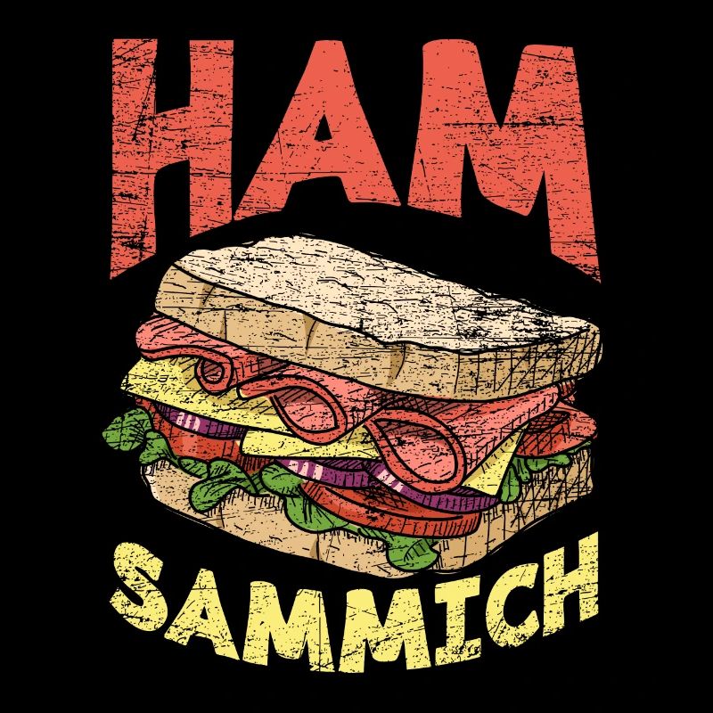 Ham Bread Funny Sandwich