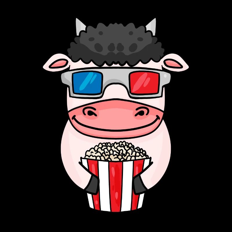 Vache Cinéma Popcorn